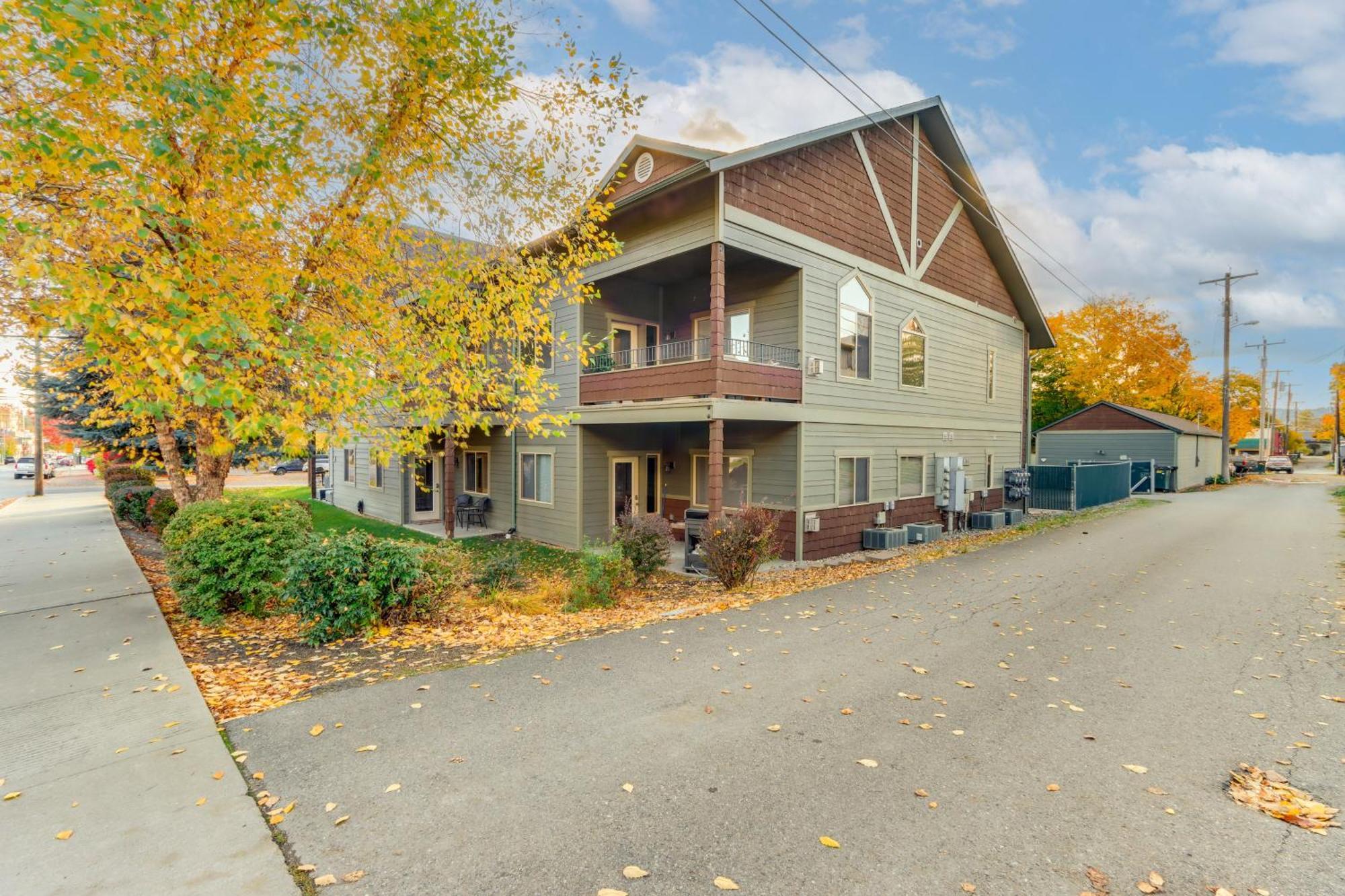 Modern Coeur Dalene Getaway Condo Walk Downtown! Coeur d'Alene Bagian luar foto