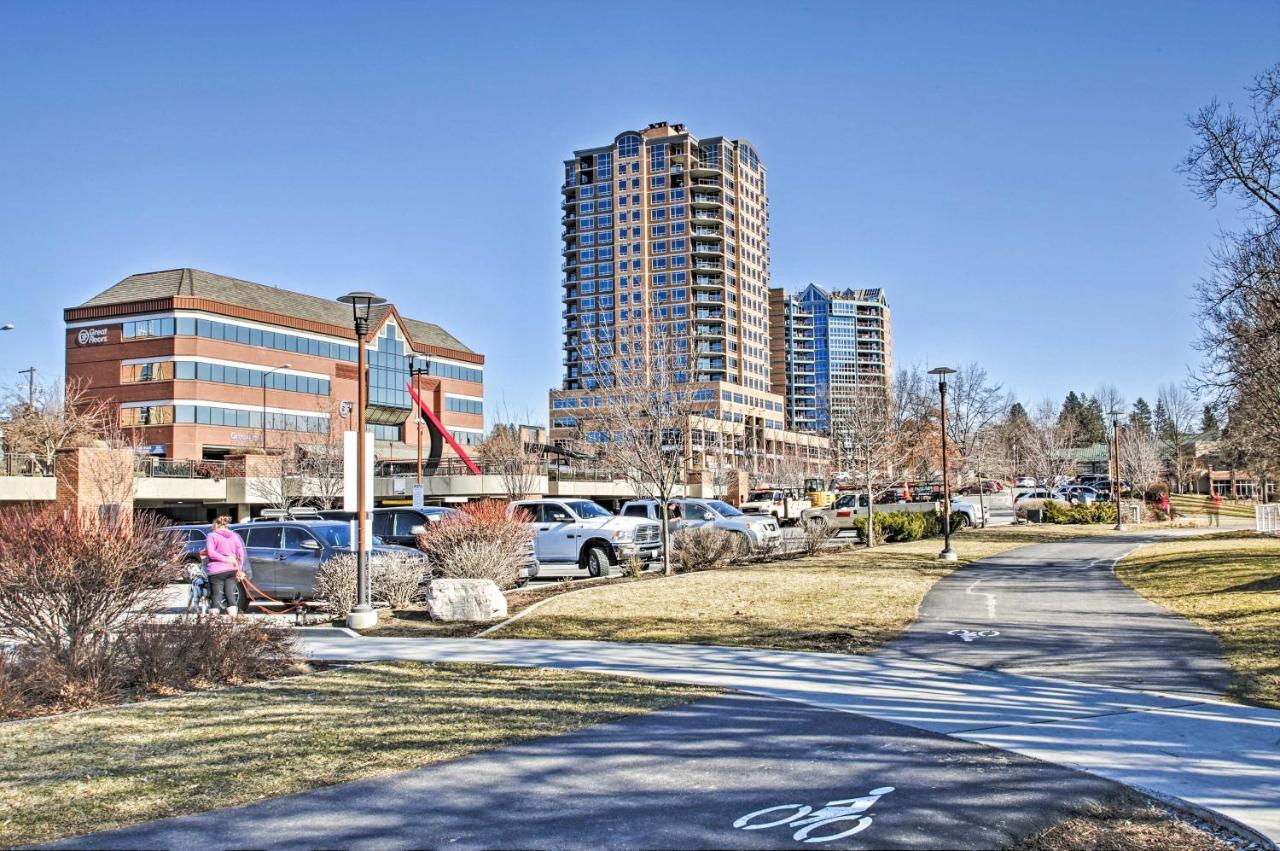 Modern Coeur Dalene Getaway Condo Walk Downtown! Coeur d'Alene Bagian luar foto